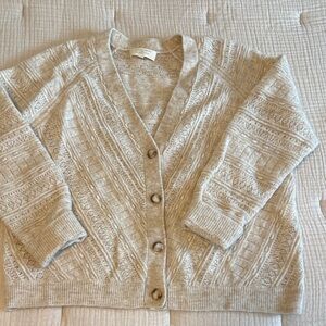Women's Sézane Cream Sweater